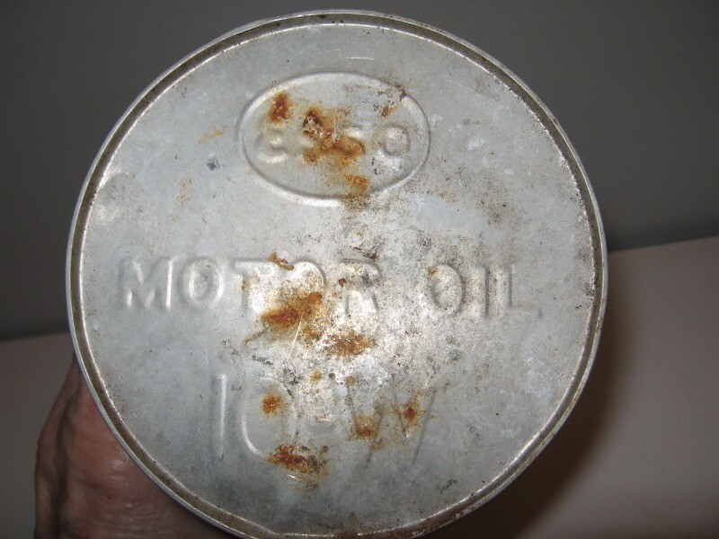 Vintage Esso Motor Oil Can 10W Humble Oil 