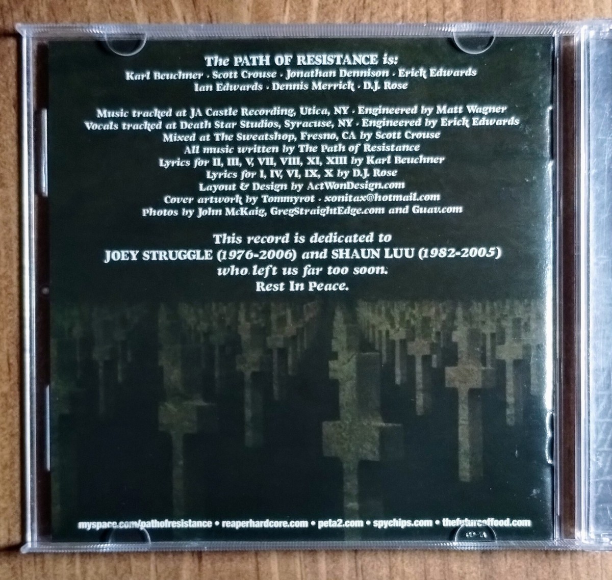 CD - Path Of Resistance - Can't Stop The Truth - 2006 HARDCORE