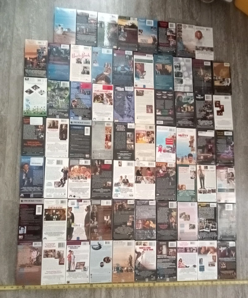 Vintage VHS - 80s, 90s, 2000s Mix!! Lot Of 68 Random Tapes !! ALL FACTORY SEALED - Imagem 3 de 4