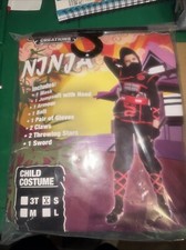 Spooktacular Creations Child Halloween Costume Red Ninja Child Small NEW