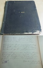 Poem manuscript Berlin Bremen 1861-1914, entries theologian Paul Zauleck