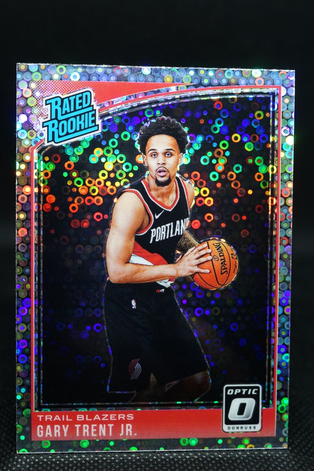 Gary Trent Jr. 2018-19 NBA Donruss Optic Fast Break Holo Prizm Rated Rookie #199