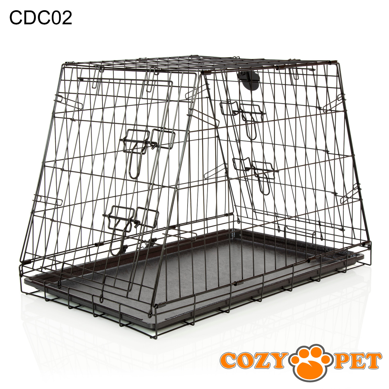 Car Dog Cage By Cozy Pet 30" Medium Size Puppy Travel Crate Cat Carrier