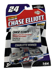 2021 Authentics Chase Elliott 24 Charlotte Truck Win 1/64 PACKAGE WEAR