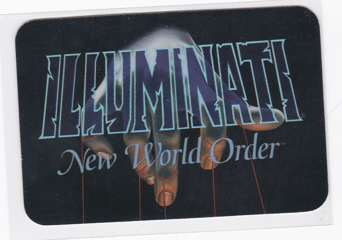 Illuminati New World Order INWO NWO Limited Card Game Earthquake