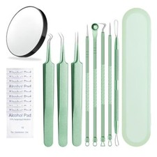 Professional Pimple Popper Tool Kit - 8 Pcs Blackhead Remover Comedone
