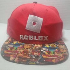Roblox Video Game Snapback Hat Youth OSFM Adjustable Red
