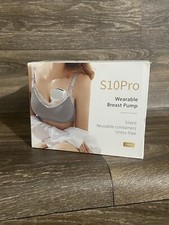 S10 Pro Hands-Free Breast Pump Wearable, Double Wireless Pump, Sealed Box