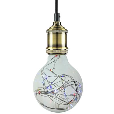 Sunlite G30 Globe Bulb, 30 Color Changing LED Fairy Lights, Medium (E26) Base