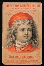 Horsfords Acid Phosphate Rumford Chemical Works Quack Victorian Trade Card