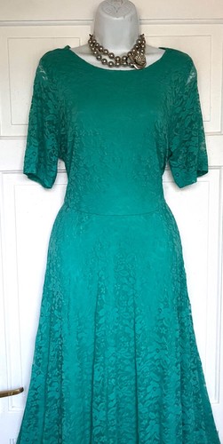 JOANNA HOPE EMBROIDERED LACE FLORAL EVENING OCCASION PARTY DRESS SIZE 18 new - Picture 6 of 9