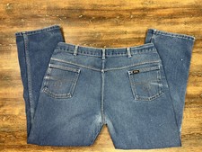 Vintage Key Jeans 42x32 Actual 40x30 Made In USA Relaxed Work Denim