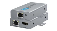 4K 1080P HD DVI Over POE CAT6 Transmitter and Receiver