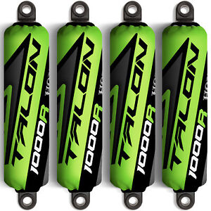 Set of 4 Pearl Green Shock Protector Covers for Honda SXS TALON 1000R 1000X