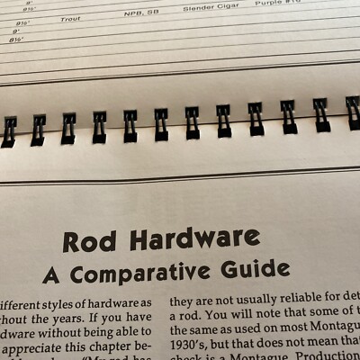 Bamboo Fishing Rod Restoration Handbook Michael Sinclair Book