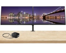 HP P22v G5 22 inch 1920 x 1080 Full HD Edge Monitor, 2-Pack Bundle with HDMI