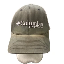 Columbia PFG Flexfit Ball Cap One Size Fits Most Hat Cap Distressed