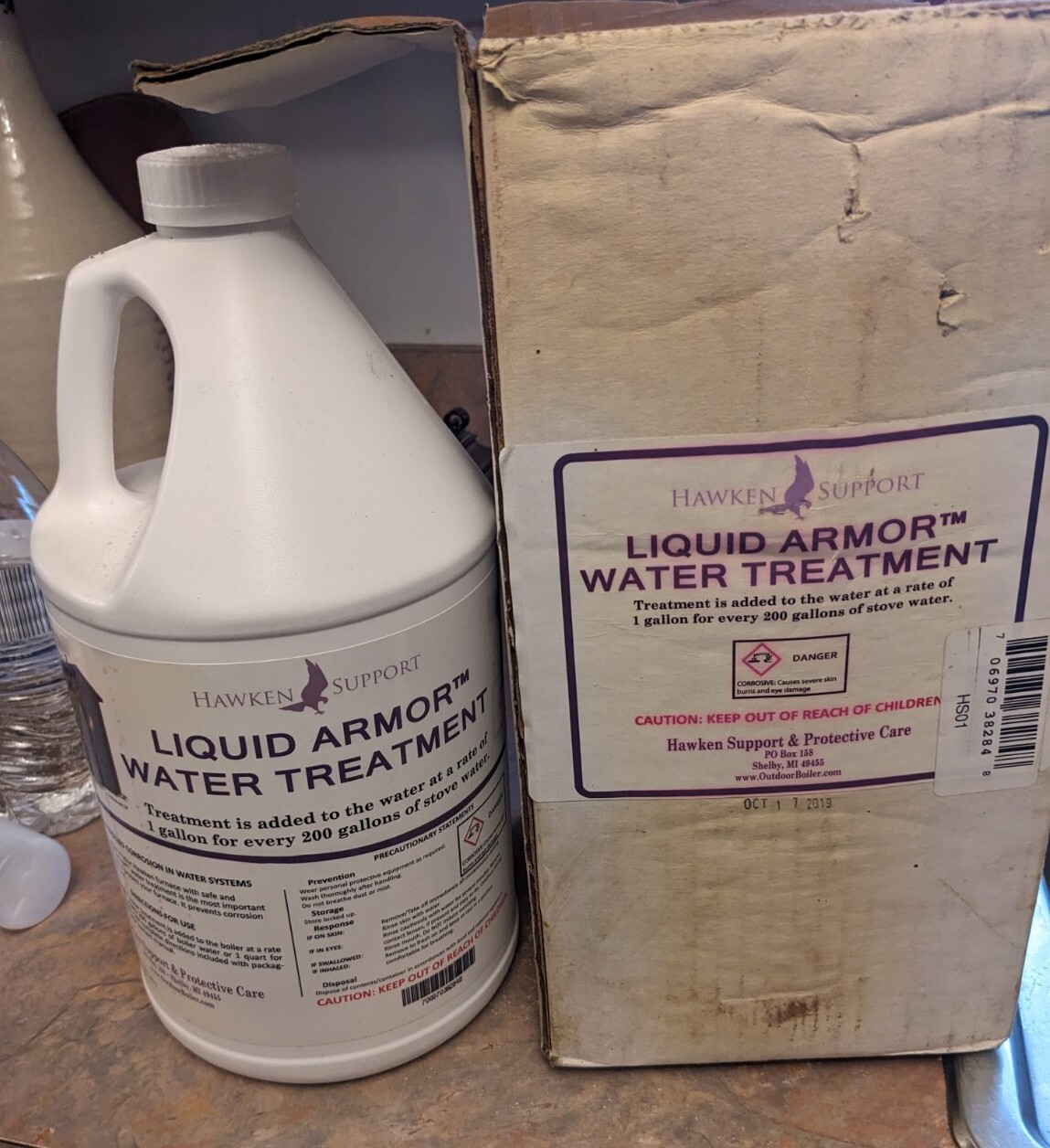 Outdoor Wood Boiler Water Treatment Liquid Armor Corrosion Prevention