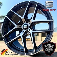 KIT CERCHI IN LEGA LAGUNASECA DARK 8X19 5X112 ET45 PER SEAT ATECA TOLEDO LEON
