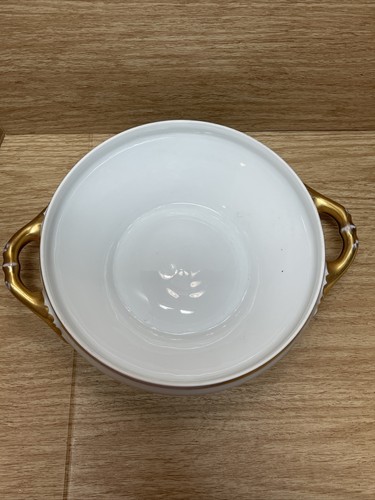 Royal Schwarzberg covered bowl fine China vintage 23 gold trim Germany - Picture 7 of 12