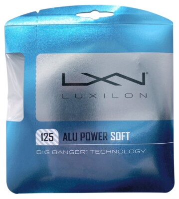 Luxilon Alu Power Soft 125 Tennisschläger Saite - 17 1,25 mm - 12,2 m Set
