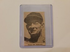 Bill McKechnie Reds 1936 Baseball Player Panel RARE! 