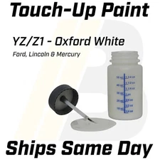 YZ/Z1 Oxford White - 1 Oz Touch Up Paint Kit w/ Brush for Ford Lincoln Mercury