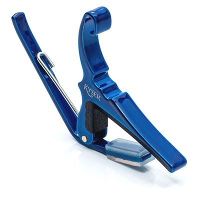 Kyser KG6U Schnellwechsel Gitarren-Kapoo für 6-saitige Gitarre, blau
