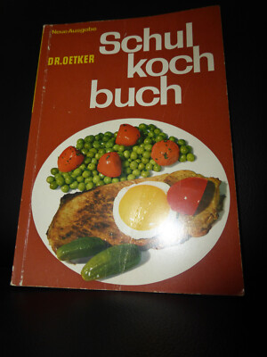Dr. Oetker Schulkochbuch für den Gasherd 1963