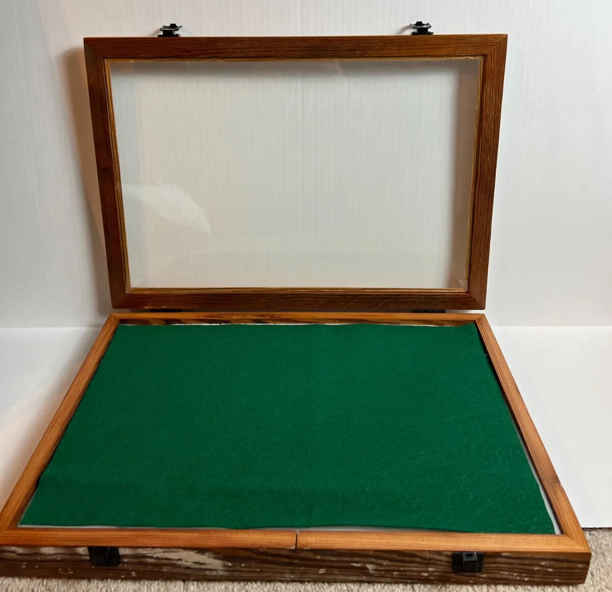 VINTAGE Antique Wood Watch Display Case All Size Brown Jewelry Bracelet Coins eBay