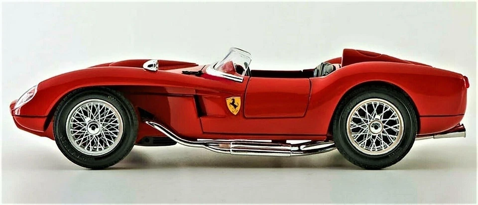 Ferrari Classic Custom Built Metal Body 1 18 Model Concept Hot Rod Race Car 12 - Image 4 of 4