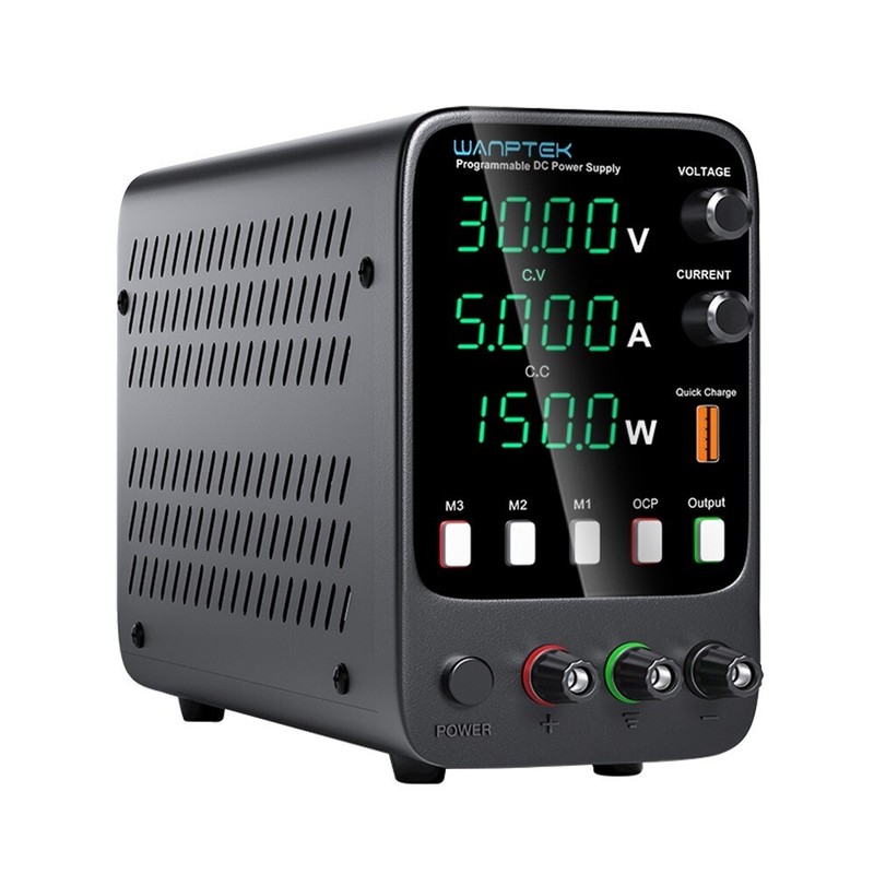 BENCH DC ADJUSTABLE POWER SUPPLY, DC POWER, LAB, REPAIR, DESIGN, SCHOOL, TEST