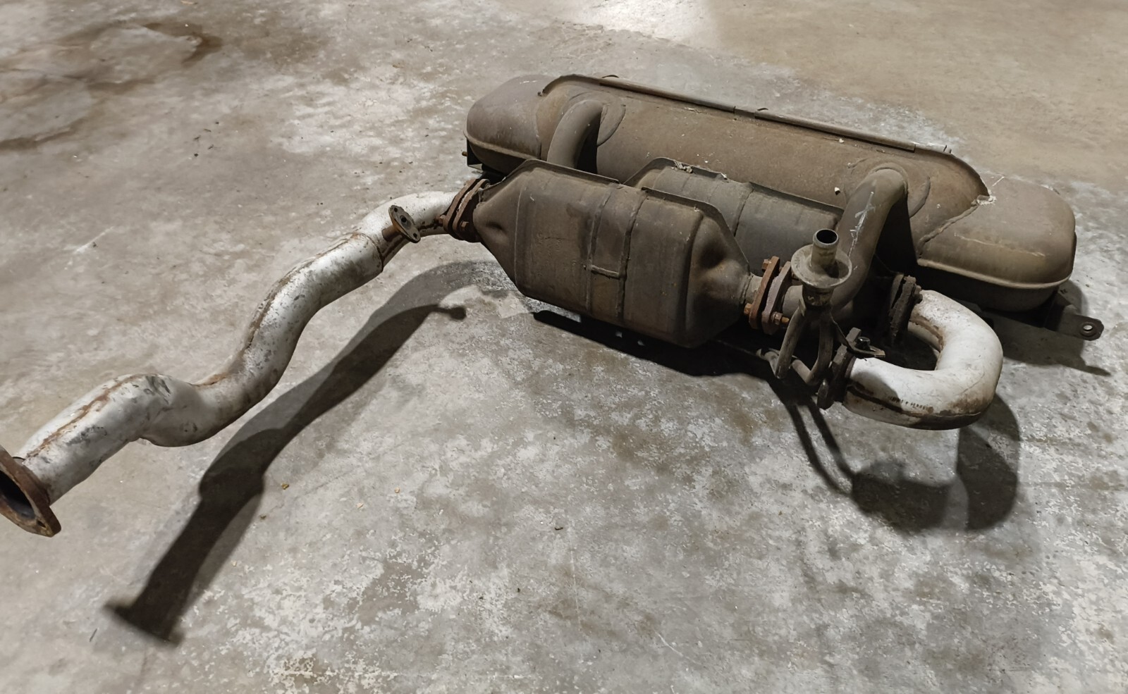 OEM Ferrari Full Exhaust with Catalytic Converter 308 GTSi 1980 OBO