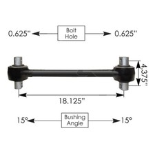 Torque Rod Rigid 18.125in IHC part # 493920C3, TMR510
