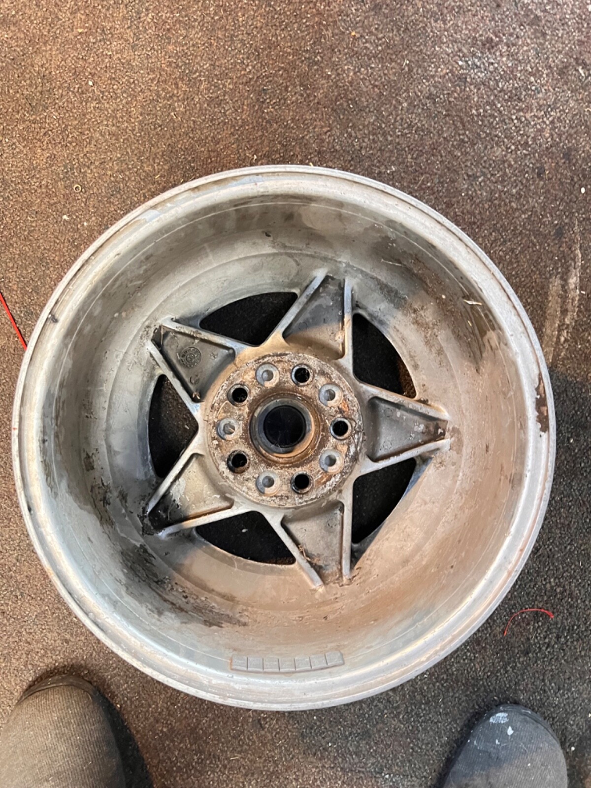 (A) 1 Ferrari 208,308  Road Wheel Rim TRX  165TR 390 Part # 117000