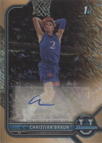 2021-22 Bowman University - Christian Braun #BCPA-CB