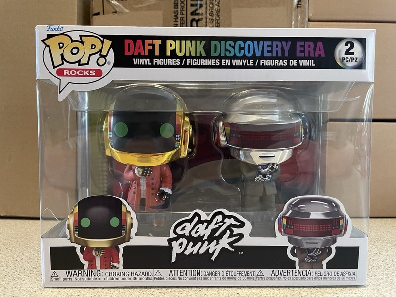 Funko Pop Rocks Daft Punk Discovery Era - 2 Pack - Minor Box Damage