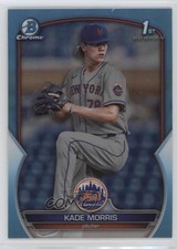2023 Bowman Draft Chrome Sky Blue Refractor Kade Morris #BDC-86 11s9