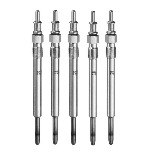 Set of 5 Glow Plugs 10 mm BERU 05080047AB for Dodge Sprinter 2500 3500
