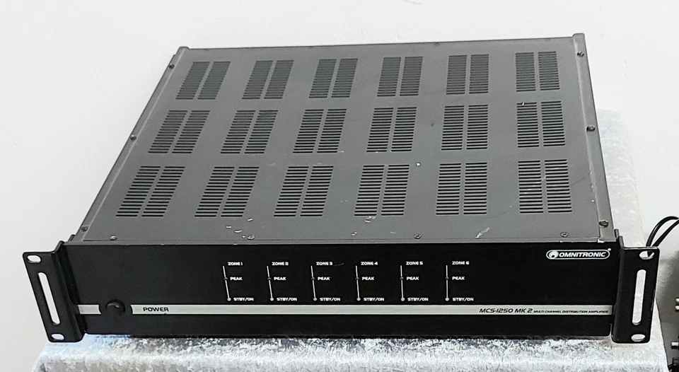 OMNITRONIC MCS-1250 MK2 Amplifier- 1250W