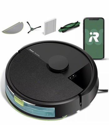 iRobot Roomba 105 Combo Robot Vacuum & Mop with LiDAR, Strong Suction