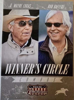 2015 Panini Americana Winner's Circle Combos Bob Baffert D Wayne Lukas #10
