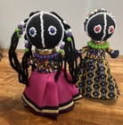 Ndebele Ceremonial Dolls handcrafted in South Africa - set of 2  six inch dolls — photo 1