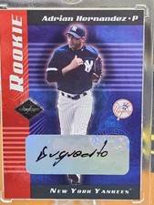 2001 Leaf Limited Adrian Hernandez #314 RC Auto 227/1000  New York Yankees