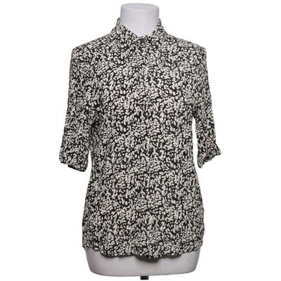 Kauf Dich Glücklich, Kurzarmhemd, Größe: M, Schwarz/Beige, Viskose, Print #X03