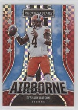 2023 Panini Rookies & Stars Airborne Red Plaid Prizm Deshaun Watson #AI-8 1z6