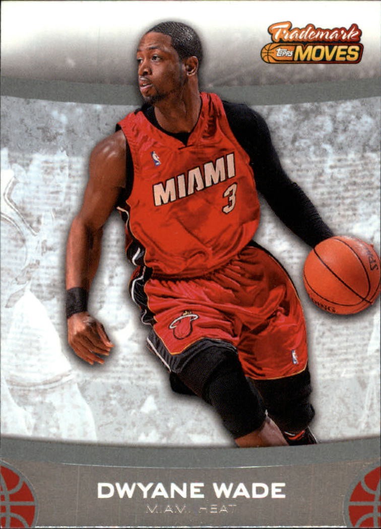 2007-08 Topps Trademark Moves Dwyane Wade #3 Miami Heat