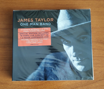 CD - JAMES TAYLOR - ONE MAN BAND - BOX Special Edition CD + DVD SEALED 2007
