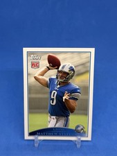 2009 Topps Matthew Stafford Rookie Card #430 Rams Football RC Centered Mint. rookie card picture