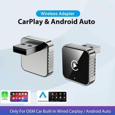 Wireless CarPlay  Android Auto Adapter   Universal Mini Dongle 2-in-1